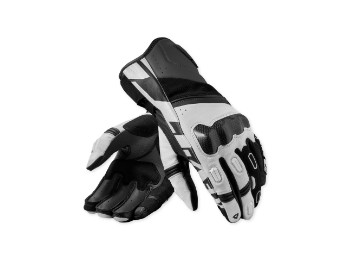 RSR 5 Lederhandschuh Schwarz-Weiss