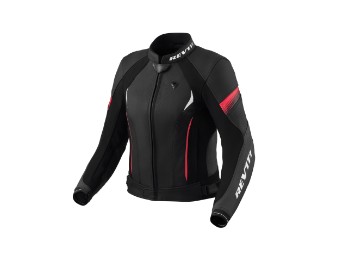 Xena 4 Ladies Lederjacke Schwarz-Rosa