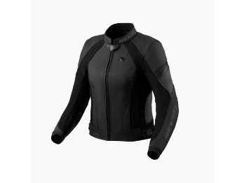 Xena 4 Ladies Lederjacke Schwarz-Anthrazit