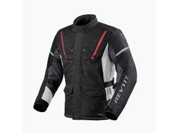 Horizon 3 H2O Textiljacke Schwarz-Rot