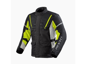 Horizon 3 H2O Textiljacke Schwarz-Neon Gelb
