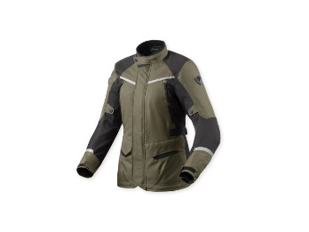 Voltiac 3 H2O Ladies Textiljacke Grün-Anthrazit