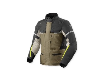 Outback 4 H2O Textiljacke Grün-Anthratzit