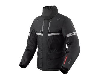 Poseidon 3 GTX Textiljacke Black-Black