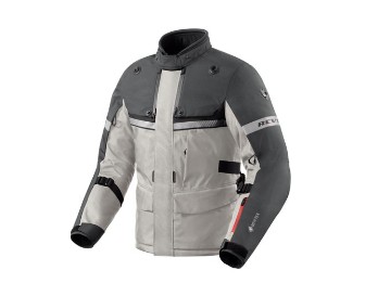 Poseidon 3 GTX Textiljacke Silber-Anthrazit