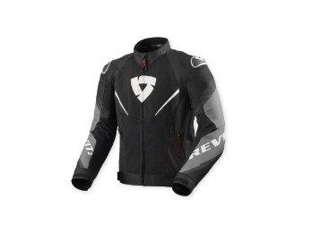 Quantum 3 Air Textiljacke Schwarz-Weiß