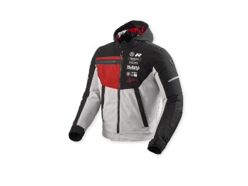 Haste H20 Textiljacke Schwarz-Rot