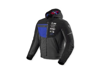 Haste H20 Textiljacke Schwarz-Blau