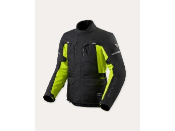 Outback 5 H2O Textiljacke Schwarz-Neon Gelb