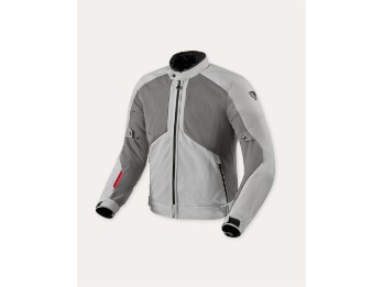 Torque 3 H2O Textiljacke Hellgrau-Rot