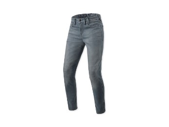 Carlin Motorradjeans Skinny Fit Standard Mittelgrau