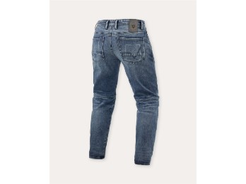 Motorradjeans Rilan Vintage Mittel Blau