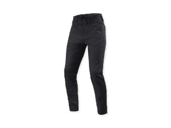 Kai Motorradjeans Skinny Kurz Schwarz