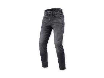 Kai Motorradjeans Skinny kurz Steingrau