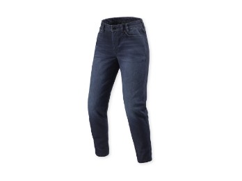 Harper Ladies Motorradjeans Tapered Standard Dunkelblau