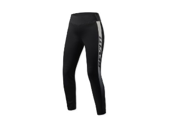 Talia Ladies Motorrad Leggings Standard Schwarz-Weiss