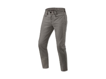 Jamison Motorradjeans Slim Fit Standard Schwarz-Olive