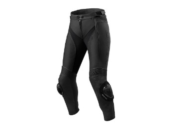 Xena 3 Ladies Lederhose kurz Schwarz