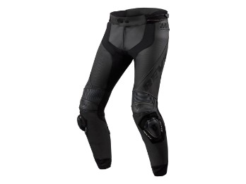 Apex Lederhose Lang Schwarz