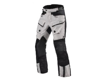 Defender 3 GTX Textilhose Kurz Silber-Schwarz