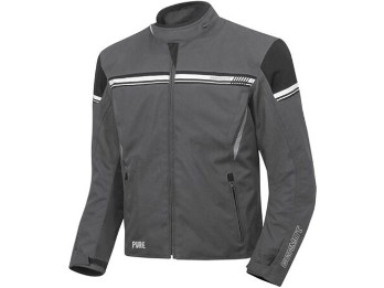 Pute Textiljacke Herren Anthrazit/Schwarz