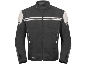 Pure Textiljacke Herren Schwarz/Sand
