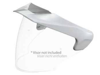 V 440 Schirm weiss für CJ-2 Visier