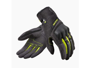 Volcano Ladies Handschuhe Schwarz-Neon Gelb