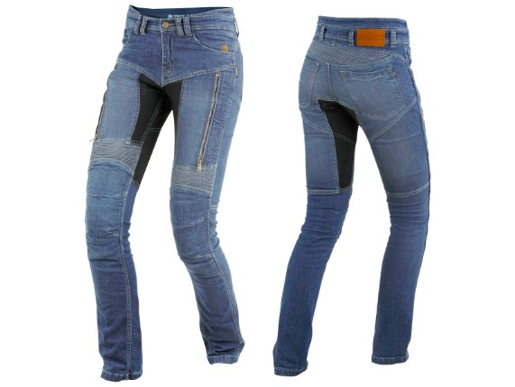 03066144-26, Parado Damen Motorrad-Jeans lang