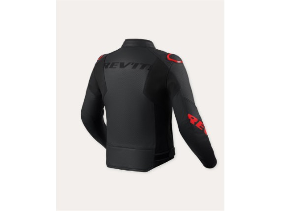 FJL156 Jacke Quadratic_Schwarz_Rot_2