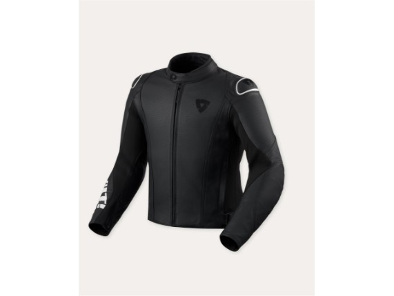 FJL156 Jacke Quadratic_Schwarz_Weiß_1