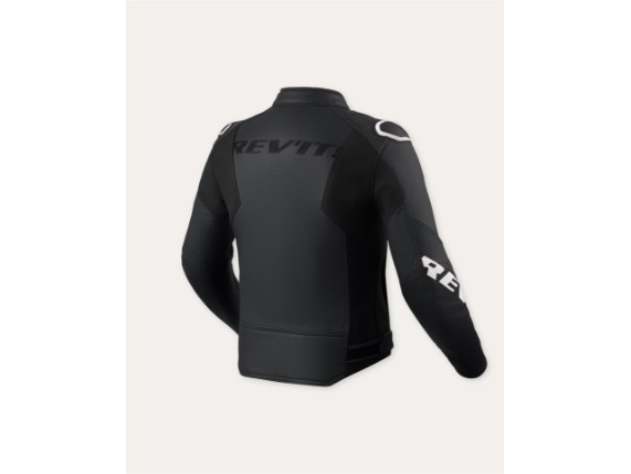 FJL156 Jacke Quadratic_Schwarz_Weiß_2
