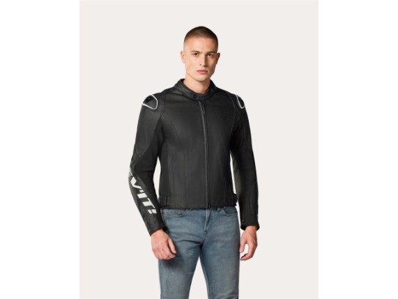 FJL156 Jacke Quadratic_Schwarz_Weiß_3