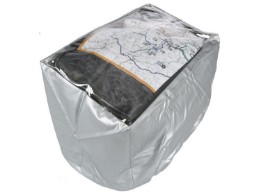 Regenhaube für Tankrucksack transparent Gummizug