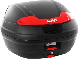 E340N Vision - Monolock Topcase mit Platte schwarz