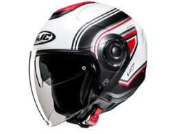 i40N Linia Motorrad Jethelm mit Sonnenblende