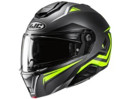 i91 Tricus Motorrad Klapphelm mit Sonnenblende und Pinlock