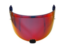 Visier für HJC Motorradhelm F70, mit Pinlockvorb., fire red