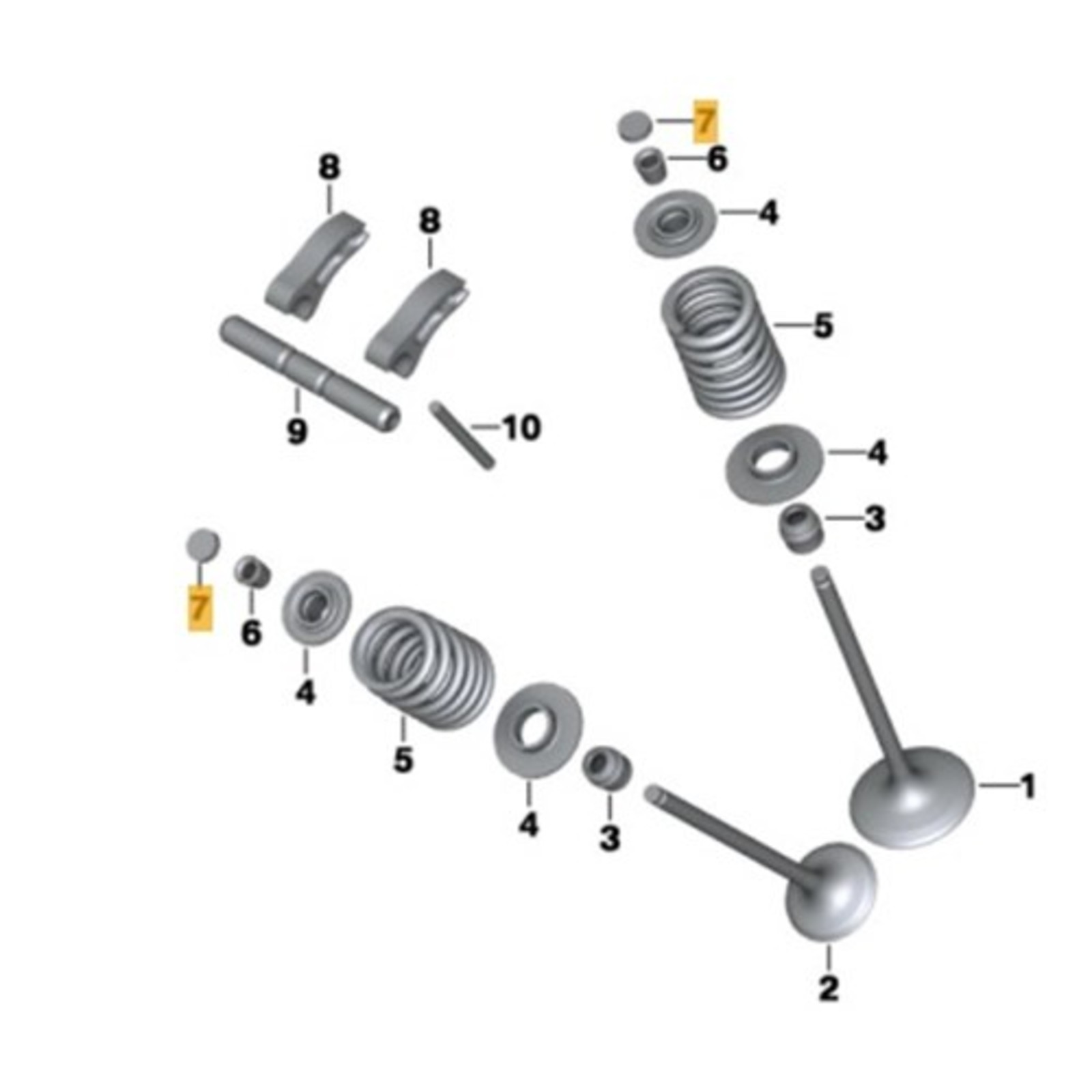 Ventil Einstellscheiben d=8,8 mm JMP