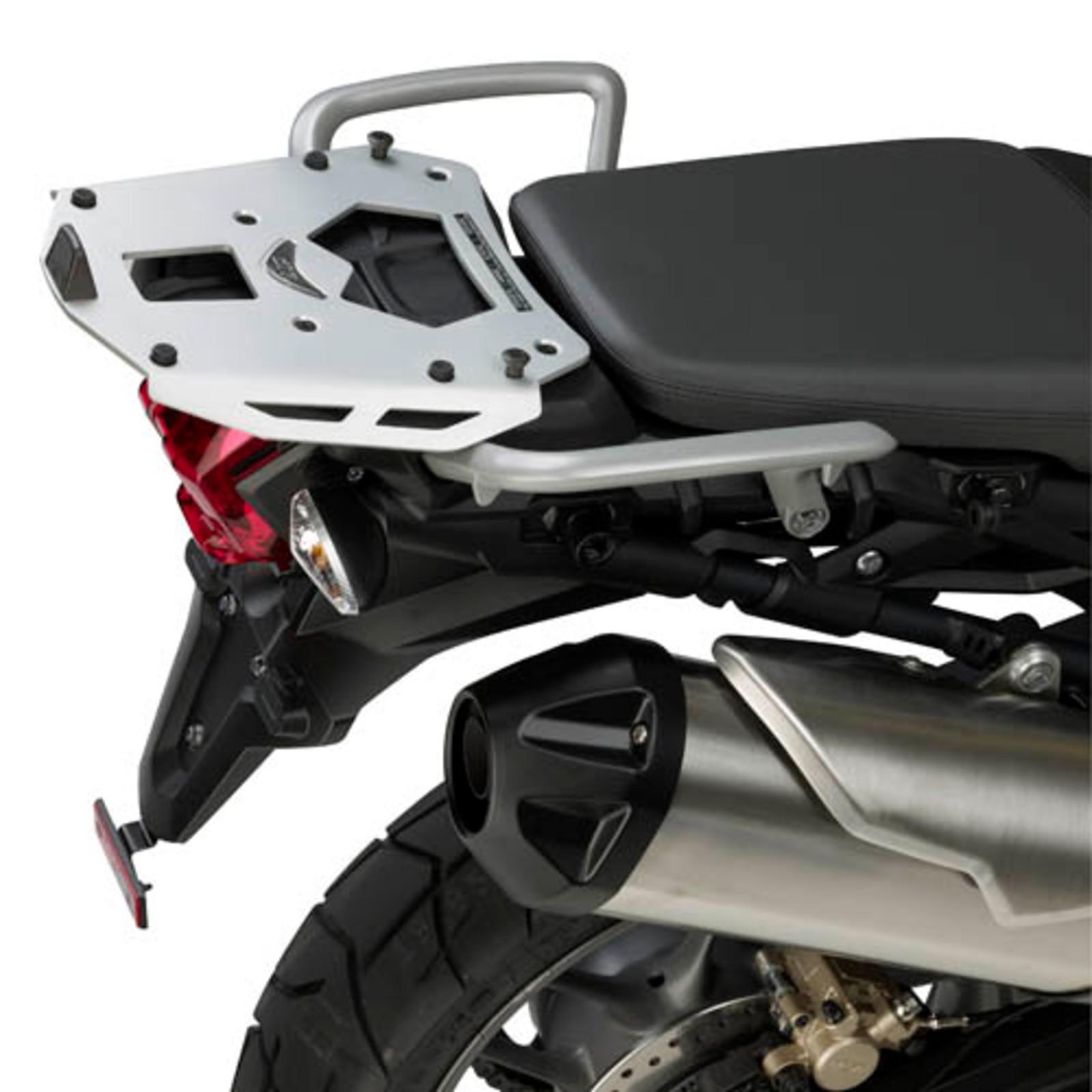 Topcase Träger Aluminium Für Monokey-Koffer – Passend Für BMW K 1200 R (05-08) & K 1300 R (09), Max. 6 Kg