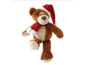 Plüsch Teddy mit Mütze und Schal