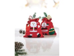 Weihnachtbeutel Happy Santa