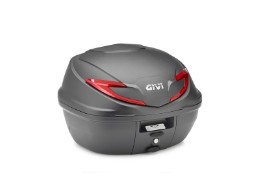 B39N Monolock® Topcase mit Platte, roter Reflektor