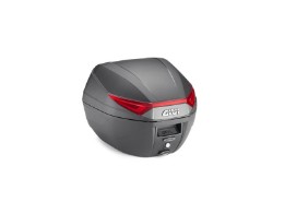 C30N - Monolock Topcase mit Platte mit roten Reflektoren