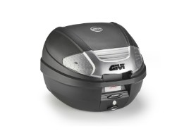 E300 - Topcase Monolock mit Reflektor silber