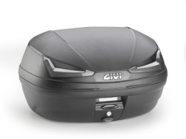 E455 Simply IV Monolock Topcase mitt Platte, transparenten Reflekto