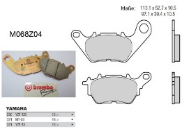 Brembo Racing Satz Z04 Yamaha R3