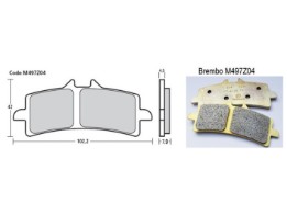 Brembo Racing Satz Z04 Brembeläge GSX-R