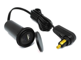 USB Steckdose Kabel Tankrucksack