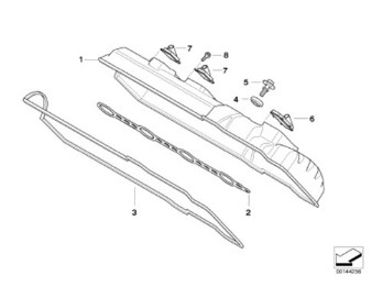 Ventildeckel Dichtung Zündkerzen BMW K 1200 R/S/GT